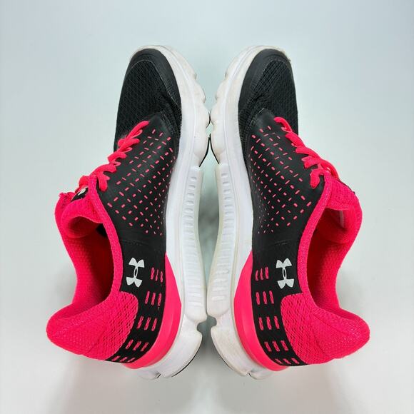 Under Armour Speed Swift 2 Black Pink Running Shoes 1285498-004 Women's Size 8 - Picture 7 of 10